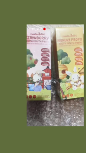 Master Rabbit ยาสีฟันเด็ก กลิ่นสตรอเบอร์รี่ มีส่วนผสม โพรโพบิส สำหรับเด็ก ตั้งแต่ฟันซี่แรก