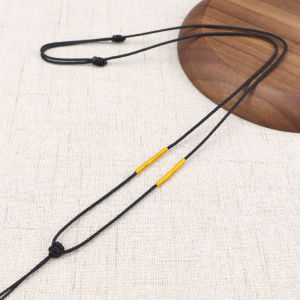 Golden Buddha ยี่ห้อจี้หยกแขวนสําหรับบุรุษและสตรีสร้อยคอสีดําและสีแดงสําหรับจี้หยก Emerald แขวน