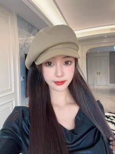 Autumn and Winter Berets Children Wear One Hat and Five Casual All-Matching Octagonal Hat K-style Fashion Make Face Look Small Temperament Painter Cap