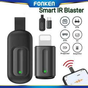 FONKEN Smart IR Remote Controller Type-C/iOS Infrared Emitter with Phone App Control Mini Adapter for Smartphone TV AC Devices
