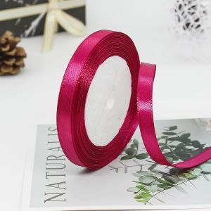 [Bán lẻ giá sỉ]7m Ruy băng satin lụa  bo viền bản lớn 6mm cao cấp ribbon ruybang trang trí
