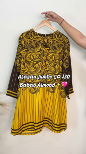 Tunik Jumbo Wanita Ld 120 Cm Motif Abstrak Kekinian