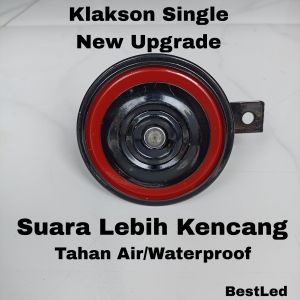 Klakson Disc Single Motor Mobil New Upgrade Suara Lebih Kencang 12V Dan 24 Volt