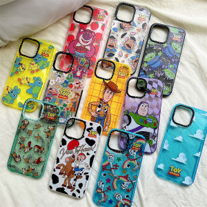 《KIKI》Toy Story Air cushion protection Phone Case for iphone 15 15pro 15promax 14 14pro 14promax 13 13pro 13promax 12  12promax cute case for iphone 11 11promax x xr xsmax 7+ 8+ Official version new design INS popular style Anti-drop girl men 11 colors