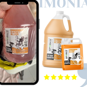 Sparks Pet 1 Gallon Pet Odor Eliminator Deodorizer & Odor Neutralizer – Eliminates Dog & Cat Pee Poop & Surface Star