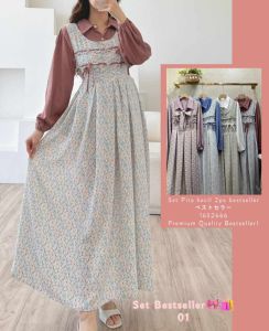 overoll Korea/dress Yuna/gamis Yuna/