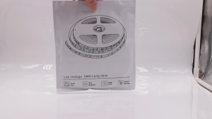 220V LED Light strip press the switch to change colors: warm white warm white light Three-color light