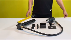 Bộ Khoét Tôn Thủy Lực SYK8A 16-51mm Cầm Tay Kèm 6 Khuôn Chính Hãng