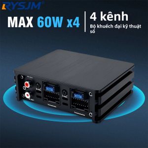 RYSJM | Bộ Khuếch Đại Âm Thanh Xe Hơi 4 Kênh DSP 320W Công Suất Tối Đa Không Mất Tín Hiệu Cắm Là Chạy Dành Cho Loa Siêu Trầm Nâng Cấp Radio Android