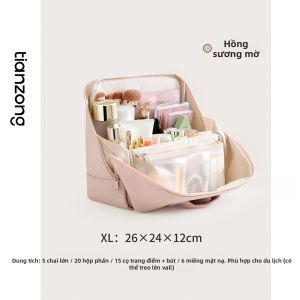 TIANZONG | Túi Đựng Mỹ Phẩm Dung Lượng Lớn Thời Trang Mới Có Khuôn Phân Cách