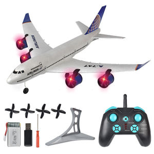 Remote Control Airplane Kid Boy Gift High Speed for Boeing 747 A380 RC Glider Plane Toy 3-channel  2.4G Controller