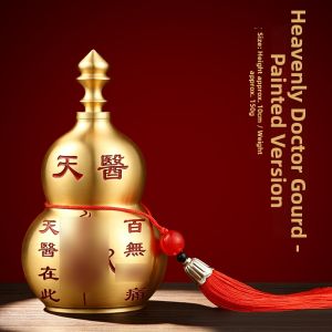 Auspicious Hollow Brass Pendant Ornament