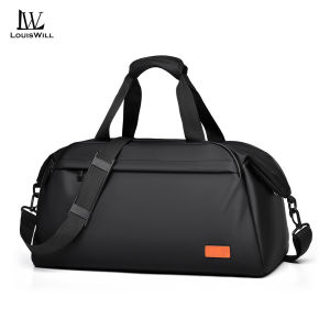 LouisWill Mens Travel Bag Sports Bag Fashion Luggage Bag Outdoor Fitness Bag Handbag Sling Bag Gym Fashion Men Women Dry Wet Separation Travel Bag Portable Travel Yoga Swimming Bag