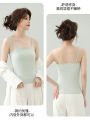 Pure Cotton Camisole Tank Top Women's Inner Wear Black White Slim Fit Modal Large Size Top 2025 New Style Backless Versatile. 