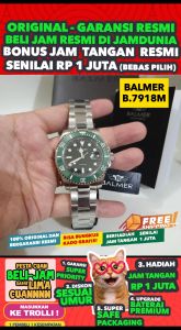 JAM TANGAN BALMER ORIGINAL 7918 M1 - Men LA - Stainless Steel - Silver - Jamdunia / Jam dunia JD18 # BALMER WATCH JAM TANGAN BALMER PRIA 7918 JAM BALMER PRIA 7918 + JAM BALMER 7918 JAM BALMER B7918M1 JAM BALMER ORIGINAL B.7918M1 S003