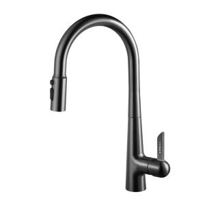HIGOLD | Pull-Out Kitchen Faucet Stainless Steel Cold & Hot Water 360° Rotation