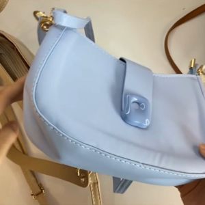 Tas Saddle Bag Import Kekinian Live Shopping Terbaru 2023 Wanita Kulit Selempang Bahu Pundak Mini Slingbag Cewek Warna Pastel Beige Korean Style