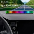 RGB LED Strip Light Music Sound Control Pickup Rhythm Ambient Lamp Atmosphere Night Lights For Bar Car Room TV Gaming Decoration. 