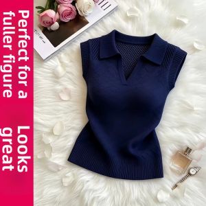 GUIQINGHUAZHI | Slimming Elegant Knitted Vest