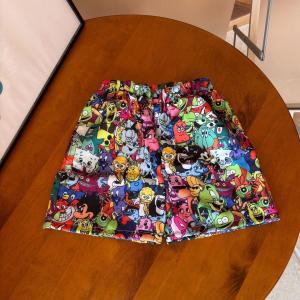 Colorful Loose Casual Shorts Summer Style Thin Beach Pants Outdoor Wear for Boys And Girls Baby Cartoon Cute Five-Point Shorts