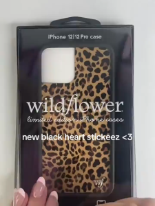 Wildflower Meow iPhone Case for iPhone 17 16 15 | Limited Edition Cute Aesthetic Phone Cover | Original US Brand