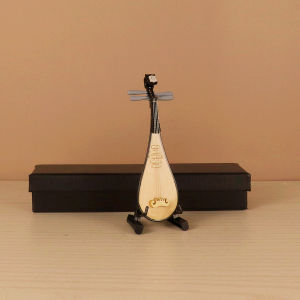 Vòng Tay Thu Nhỏ Pipa Mẫu Nhạc Cụ Vật Trang Trí Với Búp Bê Tùy Chỉnh Khắc Truyền Thống Trung Quốc Quà Tặng Sinh Nhật