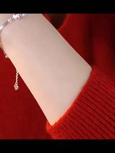 Gelang original Italian 92.5 silver bracelet transfer bead womens birthday gift 手链