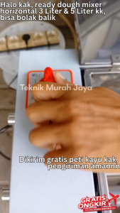 MATRIX Mesin Pembuat Adonan Tepung 5 Kg 5 Liter HMJ5S Dough Mixer Maker HMJ 5S Mesin Adonan Donut Bakpau Roti Mie Kue CARLTON FOMAC