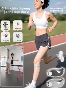 Dây Đeo Đầu Gối Có Thể Điều Chỉnh 2 Chiếc Đai Hỗ Trợ Gân Bánh Chè Bằng Silicon Dành Cho Chạy Bộ Cầu Lông Thể Thao Miếng Đệm Đầu Gối Băng Ổn Định