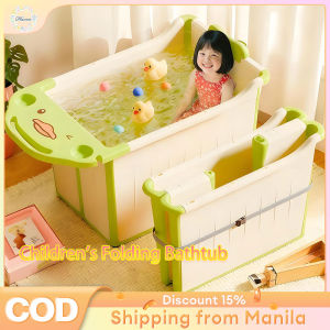 Easy-Set Up Large Baby Bath Tub Foldable Infant Bathtub Set Drainage Hole Hassle-Free Bath Time for Your Little One