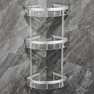 Oral-B | Space Aluminum No-drill Triangle Storage Shelf