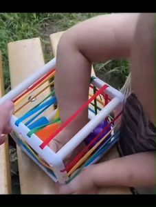 เล่นเด็กเล็ก บล็อคยืดหยุ่นสีรุ้ง ลูกค้า ด้วย ตัวเต็มประมาณ 2-3 ปริมาณ ของเล่นเล็ก สำหรับการเสริมพัฒนาการเด็กน้อย สวยงาม