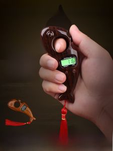 Upgraded Handheld Ball Counter LED Luminous Dial Bead Counter Manual Built-in Double Digital Register