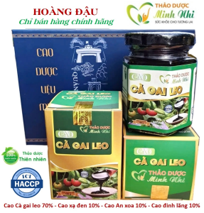 Cao Cà Gai Leo Cao An Xoa Cao Xạ đen (lọ 100g) của Đông nam dược Minh Nhi hỗ trợ gan và u bướu
