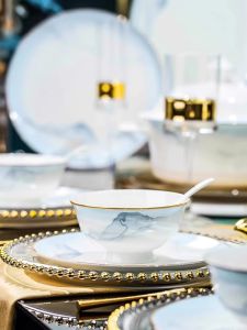 JINGDITAOCI | Luxury Simple Style Dinnerware