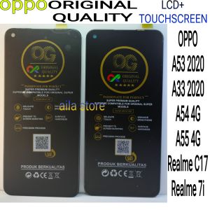 LCD TOUCHSCREEN OPPO A53 2020/A33 2020/A54 4G/A55 4G/REALME C17/7i  FULL SET