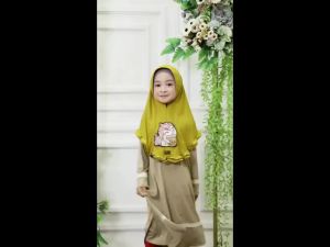 AliMaMa - KIDS JELITA: Jilbab Anak Instan Jersey Airis Boba Hijab Jersi Instant Murah Medan