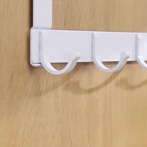 Door-mounted No-drilling Bathroom Hooks