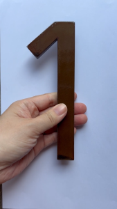 Số 17cm Số sắt địa chỉ số nhà  Số nhà bằng sắt số trang trí số nhà decor số kim loại số nhà hiện đại số nhà đẹp biển số biển số nhà