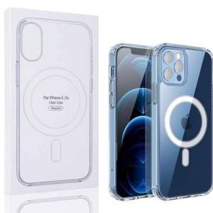 Case Magsafe IPHONE 7 7+ 8 8+ SE 2 2020 X XS MAX XR 11 12 13 14 15 PRO MAX 14+ 15+ PLUS Magnetic Case Clear Hybrid Bumper Casing