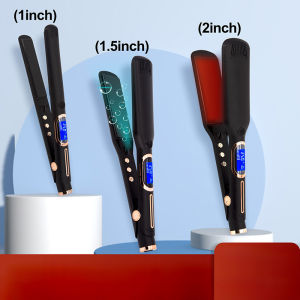 Hair Straightener 250C High Temperature Professional Wide Plates Irons MCH Hard Anodized Plate Treatment Hair Flat Iron