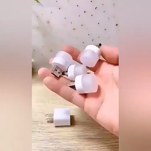 【20Pcs】Mini Home USB Night Lights - LED Portable Plug in Bulbs - Soft Warm White Lights Compact Energy-saving and Power-saving USB Atmosphere Light emergency night light USB warm lamp