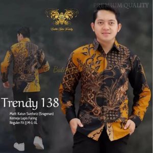 murai kuning hitam kemeja batik pria lengan panjang full furing baju batik pria panjang hem batik pria atasan batik pria batik mewah batik viral batik terlaris batik terbaru batik pejabat batik pns batik pegawai batik kondangan