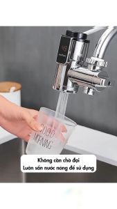 Máy Nước Nóng Trực Tiếp Gắn Đầu Vòi MIFAN 3300W - Tăng nhiệt nhanh sau 3 giây - An toàn chống giật ELCB