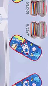 Large Capacity Pencil Case EVA Children Pen Bag Multifunctional Classification Storage Stationery Storage Bag School Supplies
