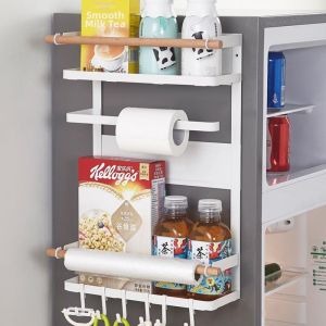 Non-drilling Magnetic Kitchen Storage Rack
