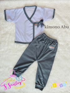Isi 3 Set Setelan Baju Bayi Setelan Piyama Bayi Baju Pendek Celana Panjang Motif Polos