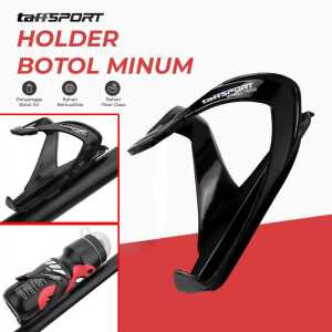 TaffSPORT Holder Botol Minum Sepeda Adjustable MTB - 16006 - Black