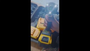 Dewalt 128 Volts Cordless Impact Wrench & Driver Drill Function Complete Set