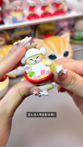 [Ready Stock] 4 PCS Mao Fu Shandi Lucky Cat Series Kitten Blind Box
